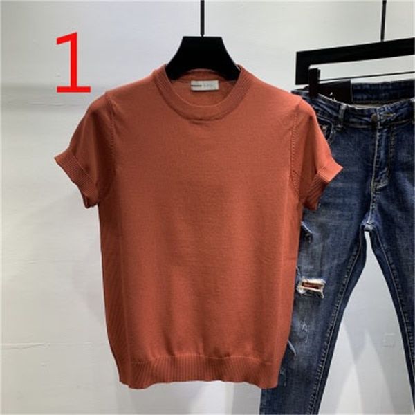 New 2021 Brand Simple White Short-sleeved Summer Round Neck Cotton Shirt Top Slim Half-sleeved Tide LWPI, White;black
New 2021 Brand Simple White Short-sleeved Summer Round Neck Cotton Shirt Top Slim Half-sleeved Tide LWPI, White;black