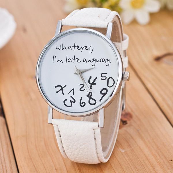 wristwatches ly exquisite women quartz watch simple printed whatever alloy dial with pu wrist strap m99, Slivery;brown
wristwatches ly exquisite women quartz watch simple printed whatever alloy dial with pu wrist strap m99, Slivery;brown