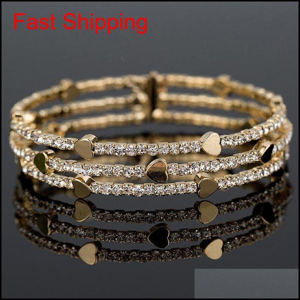 new fashion elegant women bangle 3 row wristband bracelet crystal cuff bling lady gift bracelet jllbzg otsweet, Black
new fashion elegant women bangle 3 row wristband bracelet crystal cuff bling lady gift bracelet jllbzg otsweet, Black
