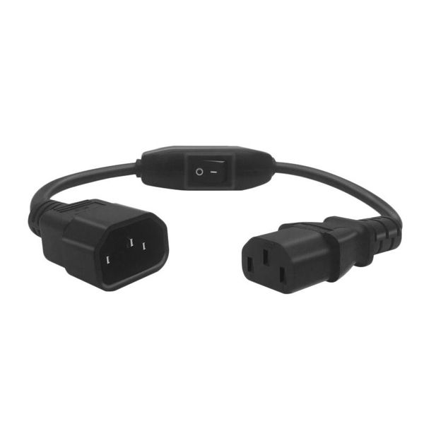 computer cables & connectors power extension cord, iec320 c13-c14 cord independent control switch for host, monitor(0.)
computer cables & connectors power extension cord, iec320 c13-c14 cord independent control switch for host, monitor(0.)