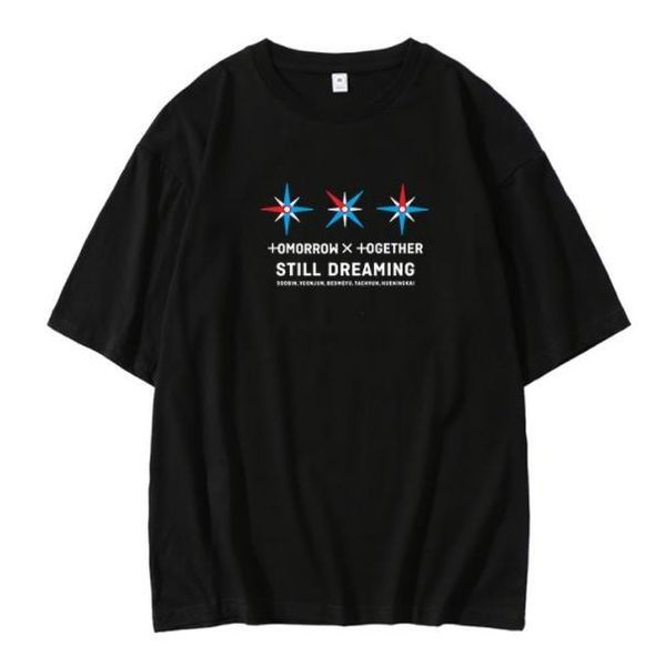 women's t-shirt arrival kpop tx still dreaming same printing o neck t shirt dropped shoulder sleeve, White
women's t-shirt arrival kpop tx still dreaming same printing o neck t shirt dropped shoulder sleeve, White