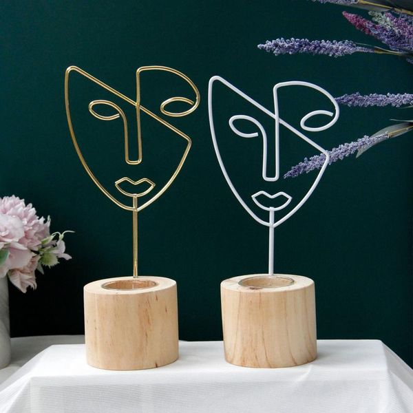 candle holders iron face wooden base glass hold tea light holder dining room home party ornaments
candle holders iron face wooden base glass hold tea light holder dining room home party ornaments