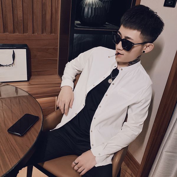 Qualidade Superior New Primavera Homens Slido Camisa Branca Manga Longa Gola Todos Jogo Fino Ajuste Streetwear Chemis COZY, Black;brown
Qualidade Superior New Primavera Homens Slido Camisa Branca Manga Longa Gola Todos Jogo Fino Ajuste Streetwear Chemis COZY, Black;brown