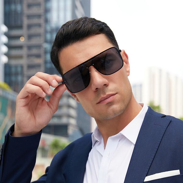 designer 2021 new all-in-one large square sunglasses men's fashion glasses shades, White;black
designer 2021 new all-in-one large square sunglasses men's fashion glasses shades, White;black
