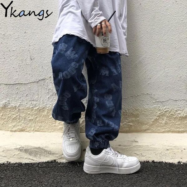 women's jeans boyfriend letter graffiti elastic waist for women loose fashion wide leg cargo pants baggy high street hip hop trousers, Blue
women's jeans boyfriend letter graffiti elastic waist for women loose fashion wide leg cargo pants baggy high street hip hop trousers, Blue