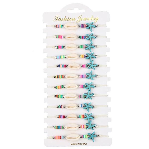 charm bracelets 12 pcs/set women set accessories bohemia shell bracelet summer seaside party fashion jewelry acrylic starfish beach, Golden;silver
charm bracelets 12 pcs/set women set accessories bohemia shell bracelet summer seaside party fashion jewelry acrylic starfish beach, Golden;silver