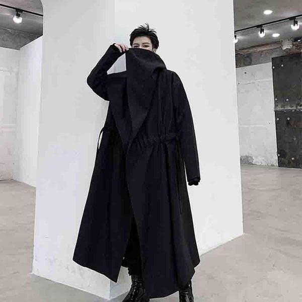 men windbreaker spring and autumn outfit big lapel yamamoto wind cardigan men's casual coat pioneer long pull rope coat black, Tan;black
men windbreaker spring and autumn outfit big lapel yamamoto wind cardigan men's casual coat pioneer long pull rope coat black, Tan;black