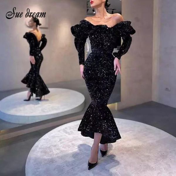 casual dresses off-shoulder sequins ruffled long-sleeved bodycon mermaid dress 2021 spring fashion designer dancer party vestido, Black;gray
casual dresses off-shoulder sequins ruffled long-sleeved bodycon mermaid dress 2021 spring fashion designer dancer party vestido, Black;gray