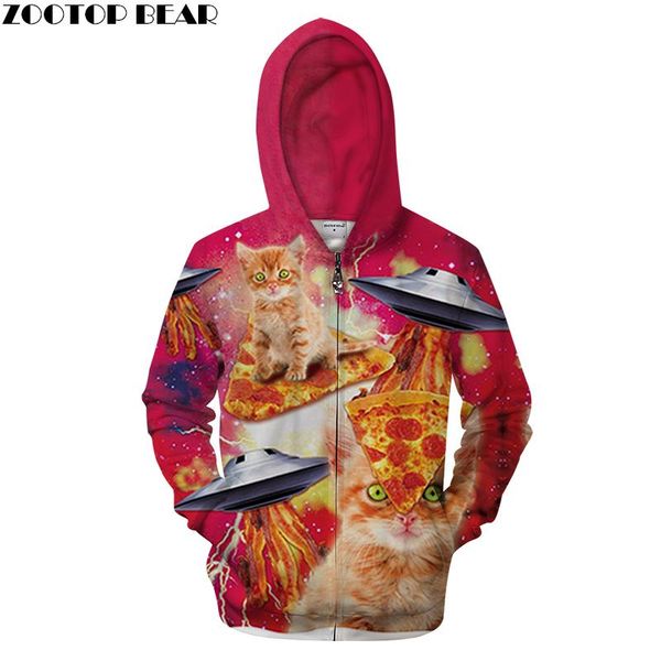 women's hoodies & sweatshirts brand 3d pizza cat zipper fashion zip hoodie men women sweatshirt tracksuit jackets male coat zoobe, Black
women's hoodies & sweatshirts brand 3d pizza cat zipper fashion zip hoodie men women sweatshirt tracksuit jackets male coat zoobe, Black
