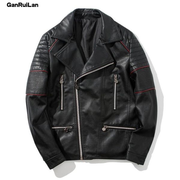 men's fur & faux 2021 brand leisure pu leather jacket men jaqueta de couro masculina mens jackets coat p18004, Black
men's fur & faux 2021 brand leisure pu leather jacket men jaqueta de couro masculina mens jackets coat p18004, Black
