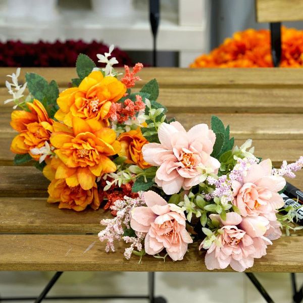 decorative flowers & wreaths artificial orchids lotus tea rose silk fake flower bouquet for home wedding party table decoration
decorative flowers & wreaths artificial orchids lotus tea rose silk fake flower bouquet for home wedding party table decoration
