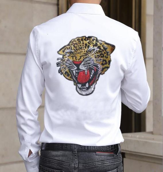 2021 sending in the new rhinestone gout long sleeve designer shirts fine fit shirt fashionable men's clothes i5qd, White;black
2021 sending in the new rhinestone gout long sleeve designer shirts fine fit shirt fashionable men's clothes i5qd, White;black