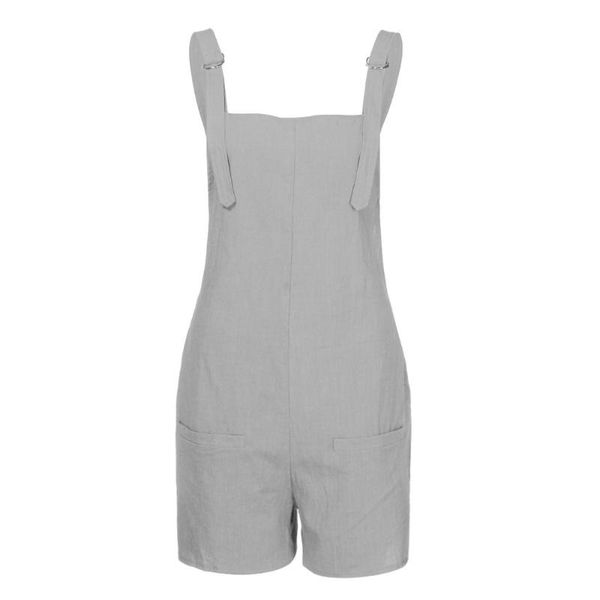 women's jumpsuits & rompers 2021 women elastic waist dungarees linen cotton pockets playsuit shorts pants w319, Black;white
women's jumpsuits & rompers 2021 women elastic waist dungarees linen cotton pockets playsuit shorts pants w319, Black;white