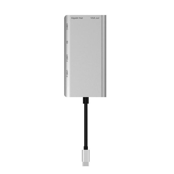 hubs multifunctional smart type-c docking station hub 8-in-1 usb 3.0 aluminum c adapter 8 ports computer simultaneous use
hubs multifunctional smart type-c docking station hub 8-in-1 usb 3.0 aluminum c adapter 8 ports computer simultaneous use