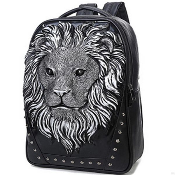 backpack 2021 halloween party fashion tide men personality animal print gothic motorcycle 3d lion prints
backpack 2021 halloween party fashion tide men personality animal print gothic motorcycle 3d lion prints