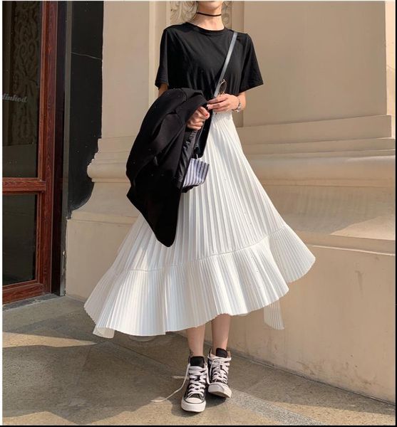 2021 autumn new arrival korean irregular skirt sweet pleated chiffon skirt faldas largas elegantes black skirts ing
2021 autumn new arrival korean irregular skirt sweet pleated chiffon skirt faldas largas elegantes black skirts ing