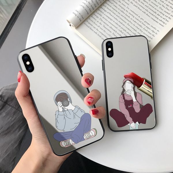 mirror glass mobile phone cases with cartoontaking pictures of boy or girl pattern for iphone 12 11 pro promax x xs max 7 8 plus
mirror glass mobile phone cases with cartoontaking pictures of boy or girl pattern for iphone 12 11 pro promax x xs max 7 8 plus