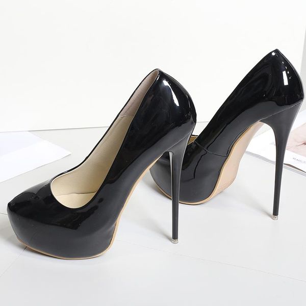 dress shoes fetish high heels platform stiletto 16cm woman pupmp party nightclub small round big size women shoe 41-47, Black
dress shoes fetish high heels platform stiletto 16cm woman pupmp party nightclub small round big size women shoe 41-47, Black