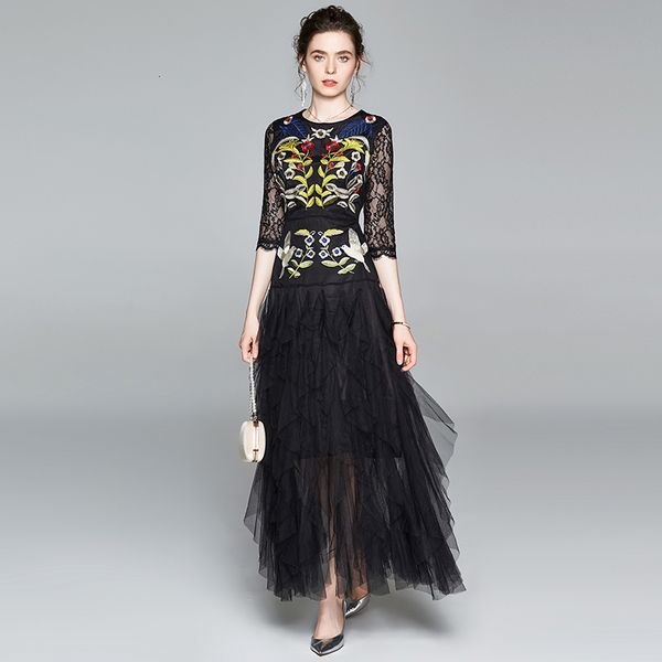 runway embroidered shredded lace mesh women's fashionable new vintage party work dress ta708 h93l, Black;gray
runway embroidered shredded lace mesh women's fashionable new vintage party work dress ta708 h93l, Black;gray