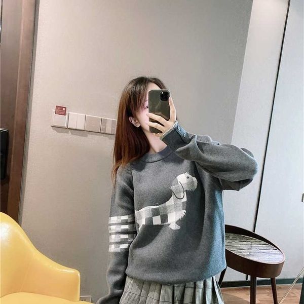 juicesnow women cartoon knit sweater striped jumper with dog puppy pattern long sleeves round neck girl pullover 211011, White;black
juicesnow women cartoon knit sweater striped jumper with dog puppy pattern long sleeves round neck girl pullover 211011, White;black