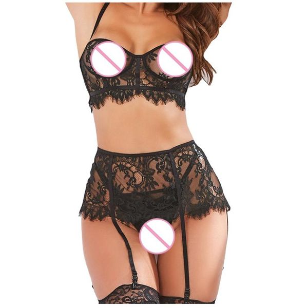 exotic sets women lace wireless bra lingerie set thong garter collar sleepwear g-string underwear babydoll sleepwear, Red;black
exotic sets women lace wireless bra lingerie set thong garter collar sleepwear g-string underwear babydoll sleepwear, Red;black