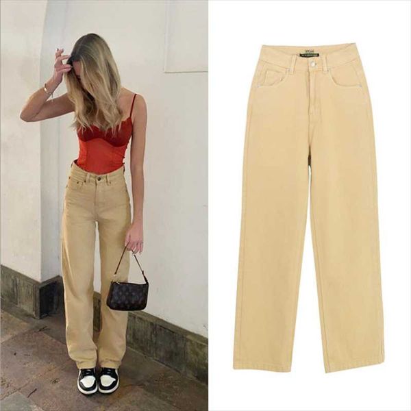 women's jeans 2021 spring fashion women pants solid mid waisted wide leg straight casual baggy trousers jean femme, Blue
women's jeans 2021 spring fashion women pants solid mid waisted wide leg straight casual baggy trousers jean femme, Blue