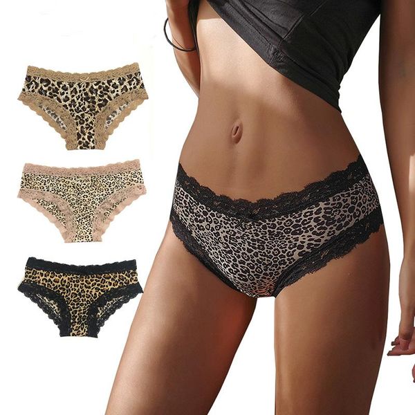 women's panties for women leopard print underwear seamless hip briefs mid waist fashion female lace-side breathable lady lingerie, Black;pink
women's panties for women leopard print underwear seamless hip briefs mid waist fashion female lace-side breathable lady lingerie, Black;pink