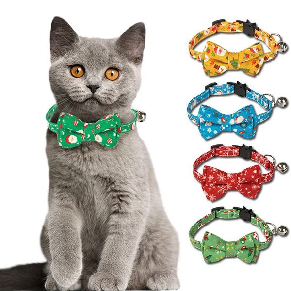 cat collars & leads christmas pet collar santa claus snowflake snowman print bow removable and supplies
cat collars & leads christmas pet collar santa claus snowflake snowman print bow removable and supplies