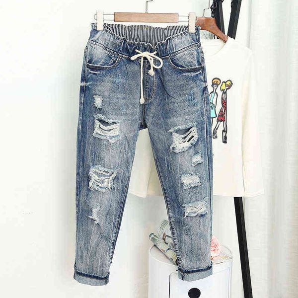 summer ripped boyfriend jeans for women fashion loose vintage high waist plus size 5xl pantalones mujer vaqueros q58 211129, Blue
summer ripped boyfriend jeans for women fashion loose vintage high waist plus size 5xl pantalones mujer vaqueros q58 211129, Blue