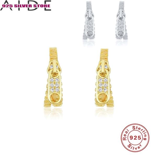 aide luxury zircon stud earring for women sterling 925 silver ladies' piercing 2021 fashion zipper earrings boucle oreille femme, Golden;silver
aide luxury zircon stud earring for women sterling 925 silver ladies' piercing 2021 fashion zipper earrings boucle oreille femme, Golden;silver