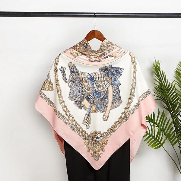 scarves national style women's simulation silk scarf fashion wild prints sunscreen shawls, Blue;gray
scarves national style women's simulation silk scarf fashion wild prints sunscreen shawls, Blue;gray