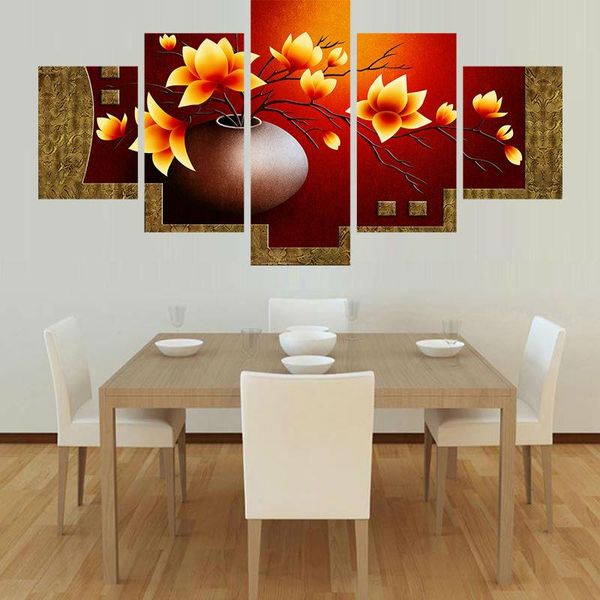 paintings art poster wall modern artwork oil painting framework 5 panel flower for living room modular picture home decor print on canvas
paintings art poster wall modern artwork oil painting framework 5 panel flower for living room modular picture home decor print on canvas