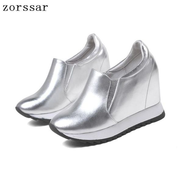 dress shoes zorssar women creepers increasing height cow leather casual slip-on platform wedge high heels fashion brand footwear, Black
dress shoes zorssar women creepers increasing height cow leather casual slip-on platform wedge high heels fashion brand footwear, Black