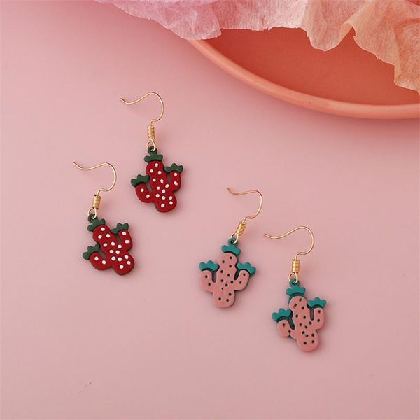 dangle & chandelier 2021 korean sweet lovely cute cactus personality trendy earrings for women fashion jewelry party gift pendientes, Silver
dangle & chandelier 2021 korean sweet lovely cute cactus personality trendy earrings for women fashion jewelry party gift pendientes, Silver