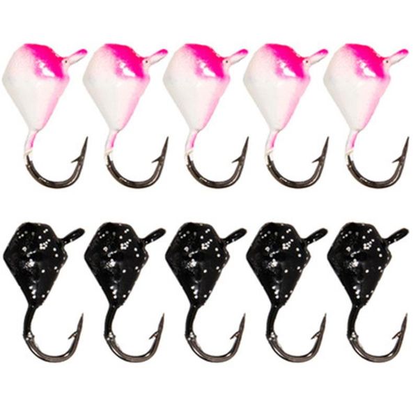 fishing hooks 10pcs jig heads ice jigs head hook colored metal jigging winter fish tackle 225789
fishing hooks 10pcs jig heads ice jigs head hook colored metal jigging winter fish tackle 225789