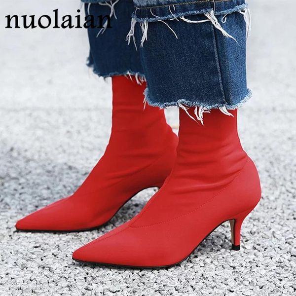 boots 2021 winter women boot stretch fabric ankle 6cm high heels snow woman autumn bottine ladies motorcycle, Black
boots 2021 winter women boot stretch fabric ankle 6cm high heels snow woman autumn bottine ladies motorcycle, Black