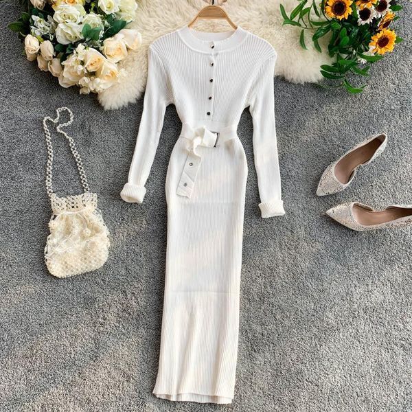 casual dresses plus size 2021 vestido longo dress sashes ukraine woman single-breasted long-sleeved round neck knit with belt package h, Black;gray
casual dresses plus size 2021 vestido longo dress sashes ukraine woman single-breasted long-sleeved round neck knit with belt package h, Black;gray