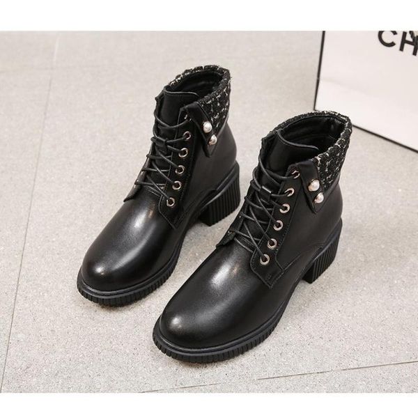 boots winter women shoes 2021 warm plush square heels snow lace-up ankle woman botas mujer, Black
boots winter women shoes 2021 warm plush square heels snow lace-up ankle woman botas mujer, Black