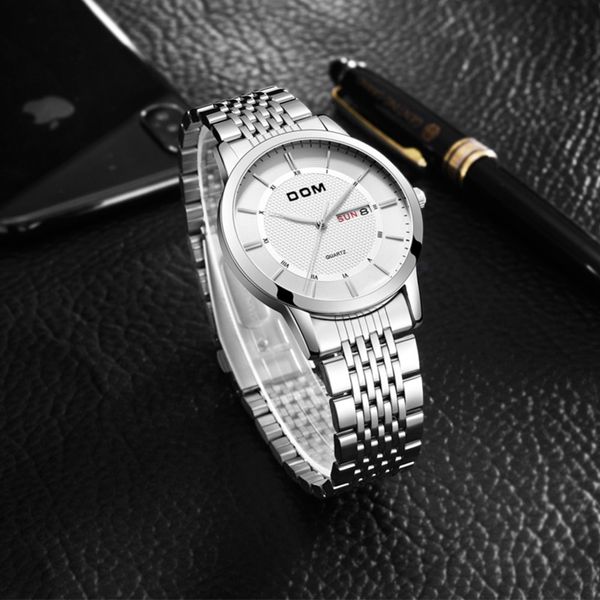 wristwatch mens designer watches silver watch men day date fashion bracelet clock waterproof, Slivery;brown
wristwatch mens designer watches silver watch men day date fashion bracelet clock waterproof, Slivery;brown