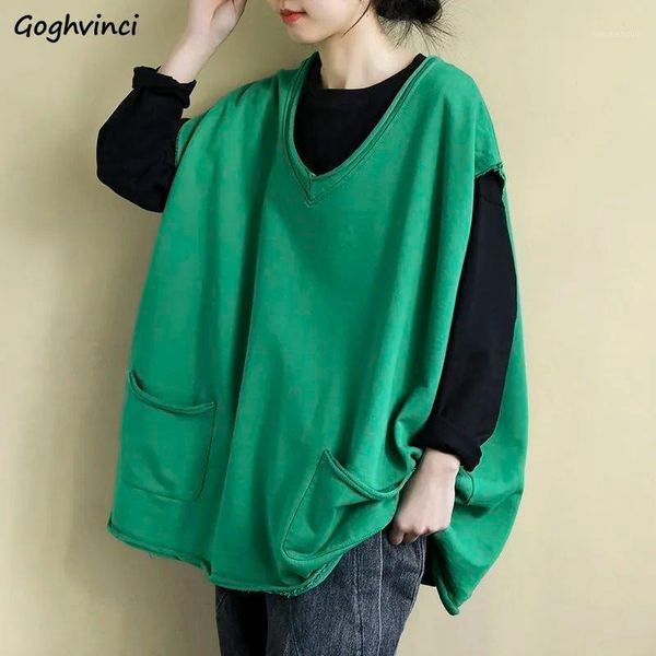 women's vests women vintage female soft pockets chic autumn all-match leisure simple solid korean style fashion daily teens clothing, Black;white
women's vests women vintage female soft pockets chic autumn all-match leisure simple solid korean style fashion daily teens clothing, Black;white