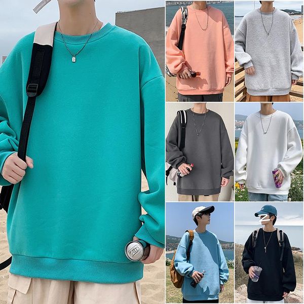 men's hoodies & sweatshirts 2021 autumn sweatshirt men casual minimalist o-neck soild color streetwear plus size basic pullover, Black
men's hoodies & sweatshirts 2021 autumn sweatshirt men casual minimalist o-neck soild color streetwear plus size basic pullover, Black