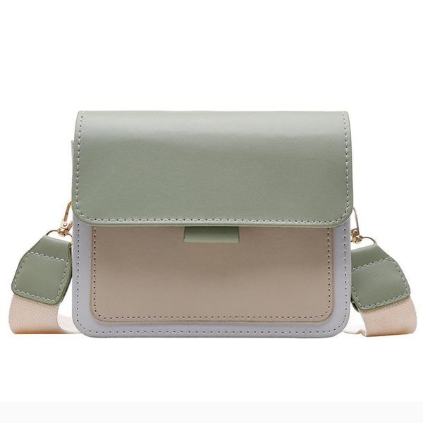 lady's handbag pu chain small square bag female 2021 new korean version of the contrast color flap bag wild fashion shoulder
lady's handbag pu chain small square bag female 2021 new korean version of the contrast color flap bag wild fashion shoulder
