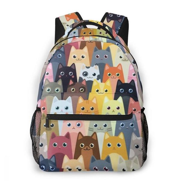 backpack casual school bags for teenage girls boys cute cats full-frame printing travel men bag schoolbag lapmochila escolar
backpack casual school bags for teenage girls boys cute cats full-frame printing travel men bag schoolbag lapmochila escolar