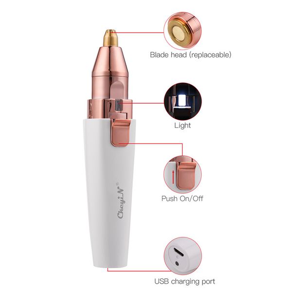 ckeyin portable women eyebrow trimmer eye brow epilator women lipstick makeup mini shaver razors facial body hair remover pen
ckeyin portable women eyebrow trimmer eye brow epilator women lipstick makeup mini shaver razors facial body hair remover pen