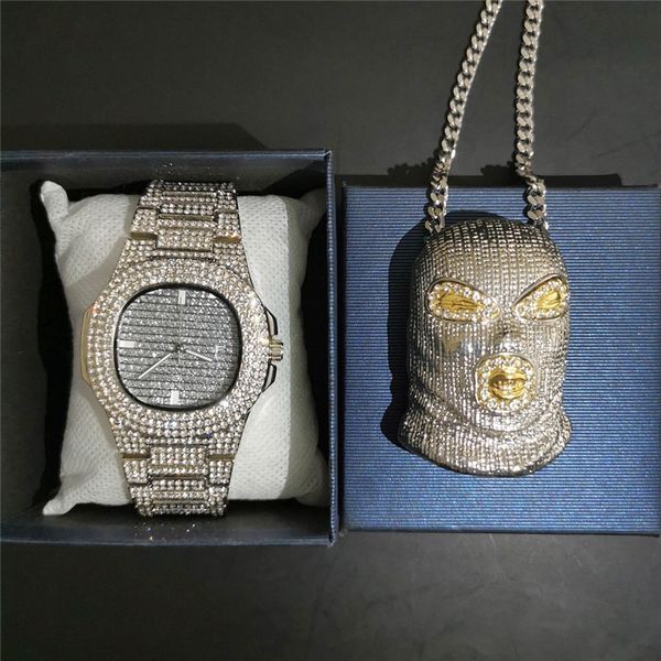 designer watch brand table luxury es hip hop necklace men's mask pendant diamond hiphop rap street trendsetter personalized fashion acc, Slivery;brown
designer watch brand table luxury es hip hop necklace men's mask pendant diamond hiphop rap street trendsetter personalized fashion acc, Slivery;brown