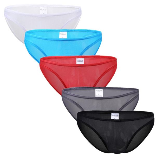 underpants 5pcs ice silk underwear men briefs seamless breathable panties bikini low waist soft lingeie, Black;white
underpants 5pcs ice silk underwear men briefs seamless breathable panties bikini low waist soft lingeie, Black;white