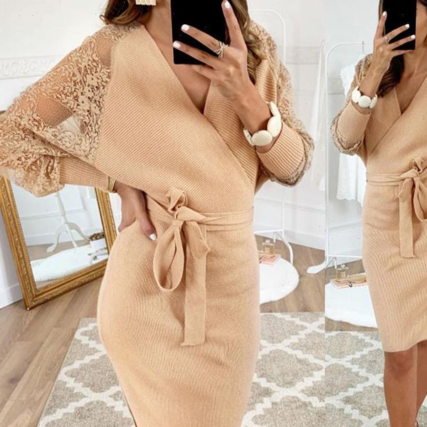 2021 fashion knit womens winter dress casual long sleeve hollow lace dress elegant womens party dress vestidos mujer robe, Black;gray
2021 fashion knit womens winter dress casual long sleeve hollow lace dress elegant womens party dress vestidos mujer robe, Black;gray