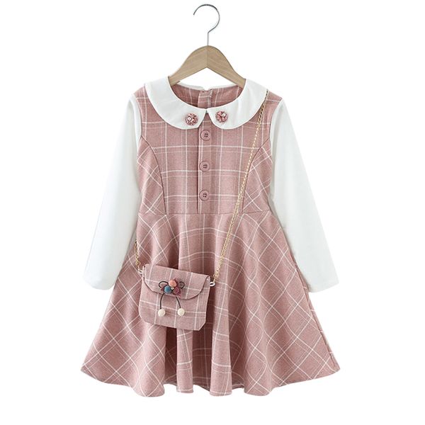 kids dresses for girl spring autumn long sleeve plaid princess dress elegant 4 6 8 10 yrs girl childrens clothing bag as gift, Red;yellow
kids dresses for girl spring autumn long sleeve plaid princess dress elegant 4 6 8 10 yrs girl childrens clothing bag as gift, Red;yellow