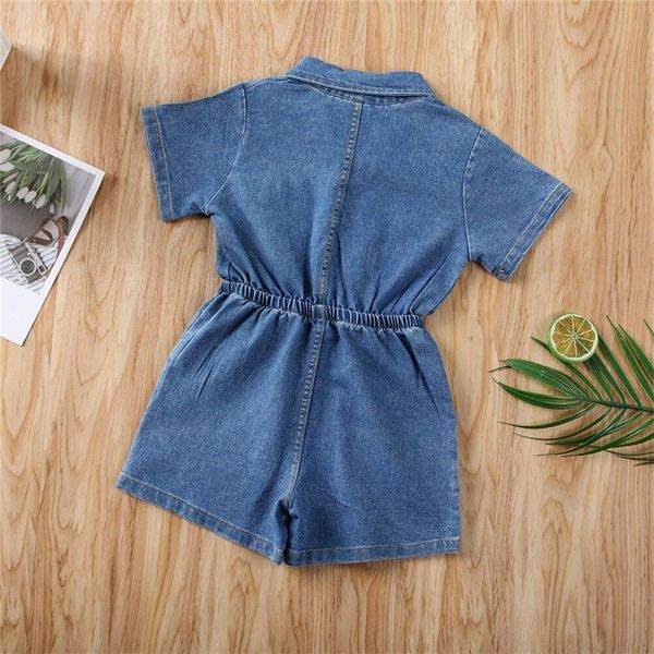 1-4year baby summer clothing baby girl romper kid short jumpsuit toddler solid blue denim outfit girls one-piece playsuit
1-4year baby summer clothing baby girl romper kid short jumpsuit toddler solid blue denim outfit girls one-piece playsuit