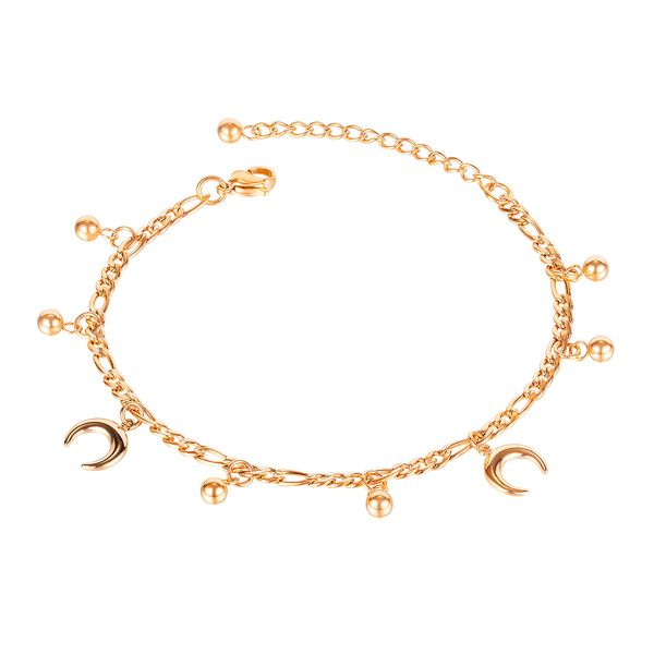 anklets for women the moon is gold plated with rose titanium stainless steel foot chain classic jewelry lovers girls birthday gifts gz122, Red;blue
anklets for women the moon is gold plated with rose titanium stainless steel foot chain classic jewelry lovers girls birthday gifts gz122, Red;blue